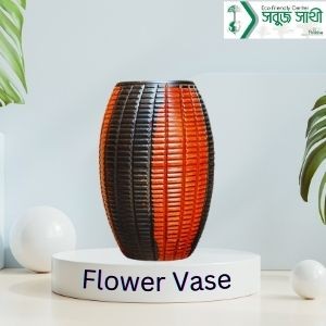 Clay Flower Vase