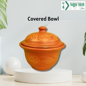 Covered Bowl (Floral) S