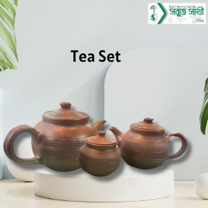 Clay Tea Set Stripe